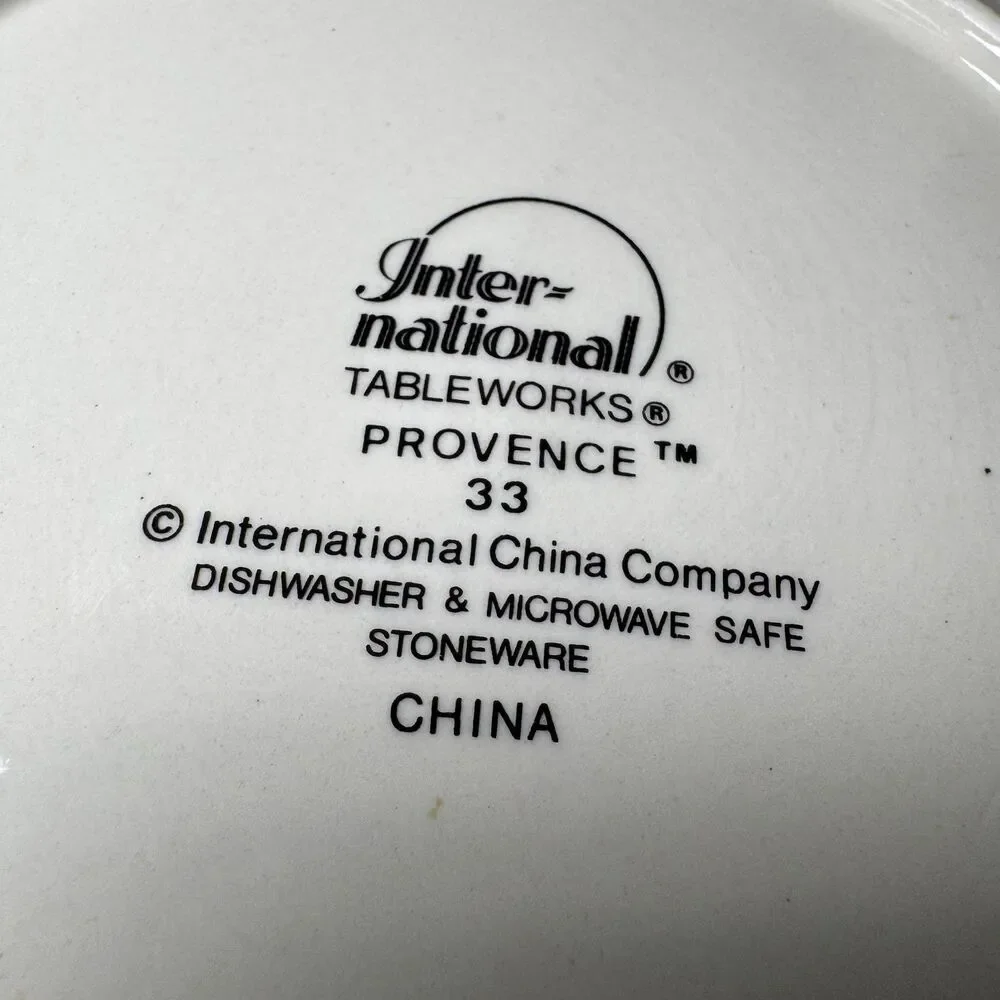 International Tableworks Provence Rooster Salad Plates 7.5